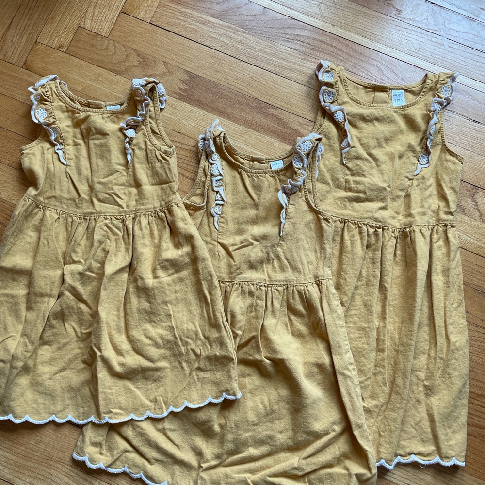 Sister or Cousin Dresses! Carter's Yellow Casual Kids Dresses